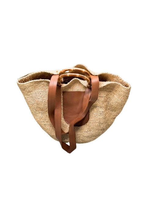 Zanatany Concepts Brown Kilia Tote Bag Neutral