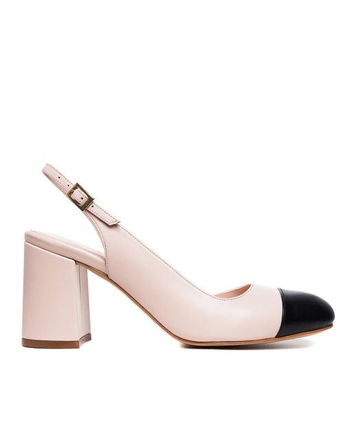 Ginissima Pink Neutrals Coco Slingback Shoes