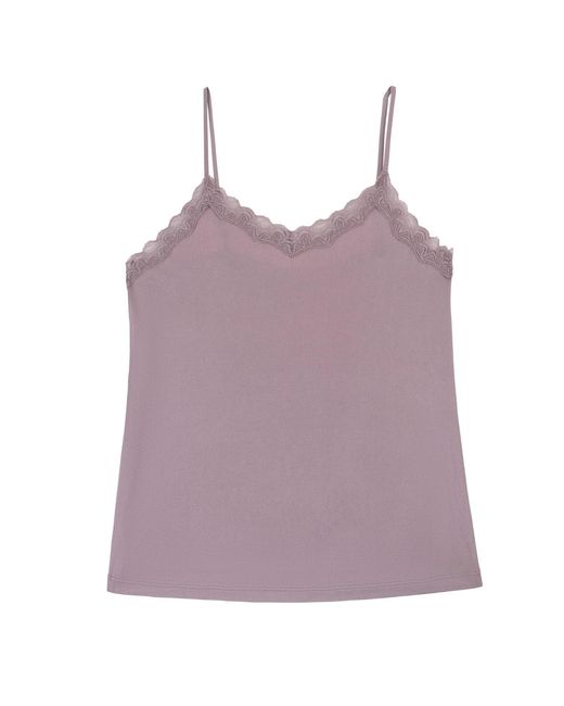 Uwila Warrior Purple Neutrals Soft Silk Lace Camisole – Nirvana