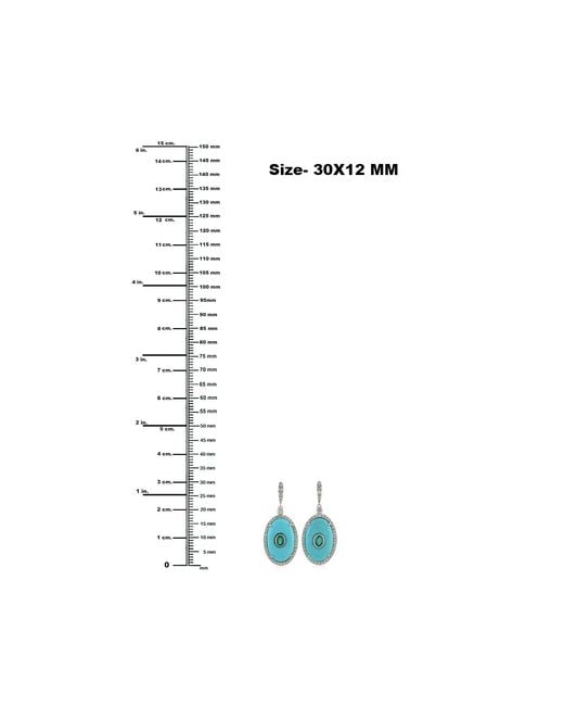 Artisan Blue Emerald & Diamond Drop Earrings