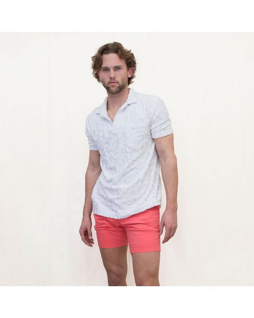 Lords of Harlech Red John Flat Front Short for men