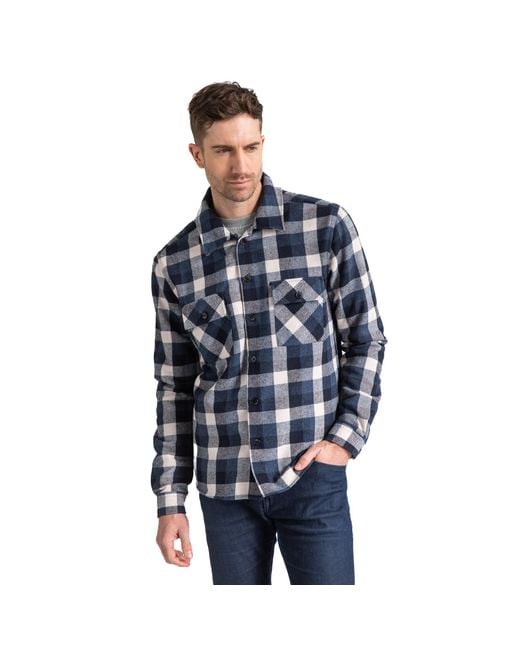 Vustra Blue Frost Shacket for men