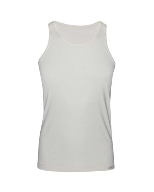 Zd - Zero Defects Gray Neutrals Neptuno Tank Top Soy Fiber – Antibacterial & Lightweight Fit for men