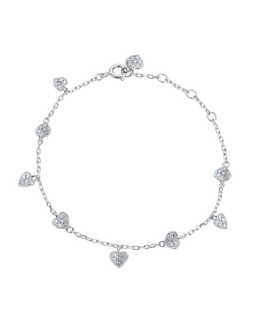 BLOOMTINE | Earth Angel HQ Metallic 'Where There Is Love, There Is Magic' Heart Bracelet