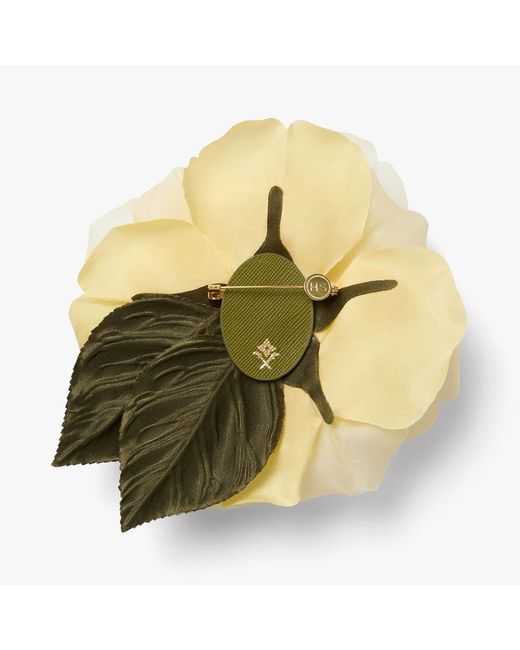 Helena Simon Yellow The Large Rose Floral Brooch