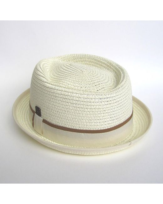 Dasmarca Hats Metallic Dasmarca Durban Summer Diamond Crown Light Weight Breathable Porkpie Hat for men