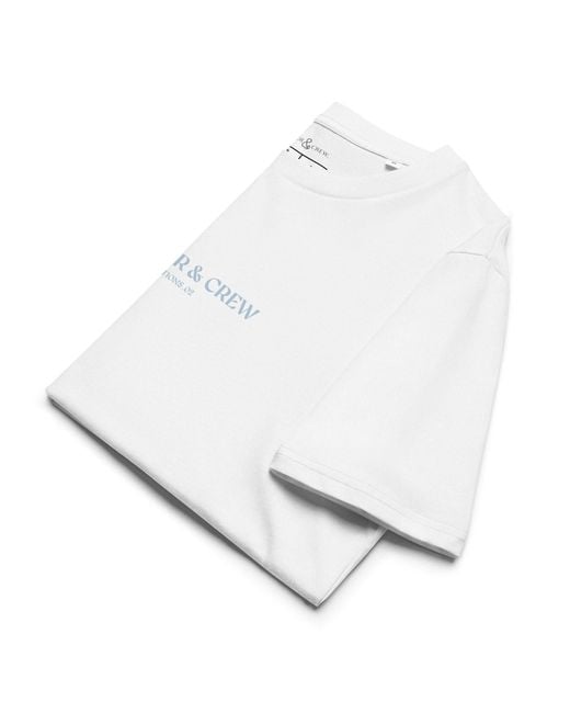 Anchor and Crew White Two Elysian Editions Organic Cotton T-Shirt for men