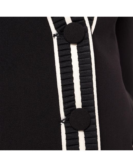 Nissa Black Single-Breasted Suit Jacket