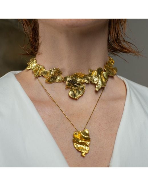 EVA REMENYI Metallic Artemis Choker