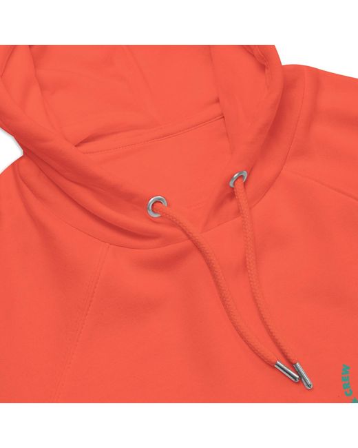 Anchor and Crew Red Burnt Art & Momentum Creative Standard Organic Cotton Hoodie for men