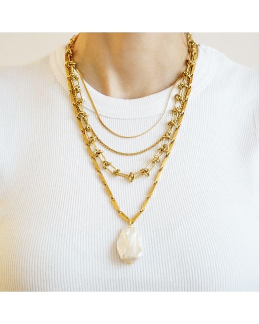 Smilla Brav Metallic Trudy Chain Necklace