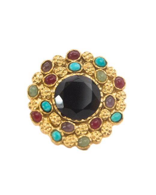Christina Greene Metallic Maya Ring