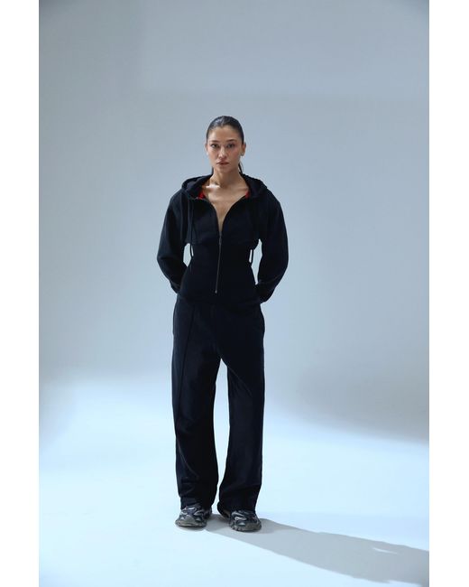Pcfg Black Your Itch Folded Sweat Pant