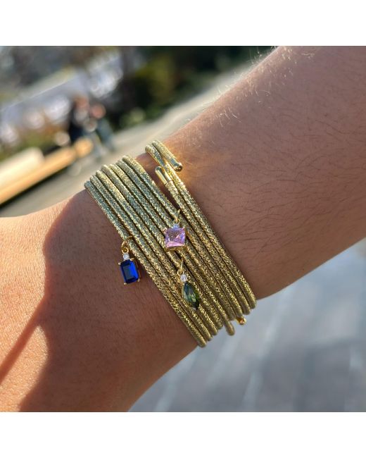 Eyeconic by Samar Ajram White Ruby Magnetic Rope Necklace-July