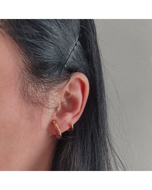 IN CAUDA VENENUM Metallic Boucles D'Oreilles Aura