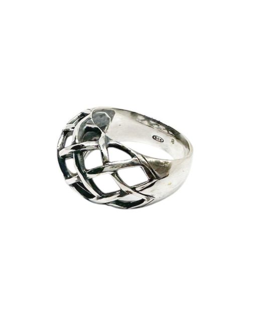 Tg-Jewellery by Tamara Gervasio Metallic The Woven Dome Ring