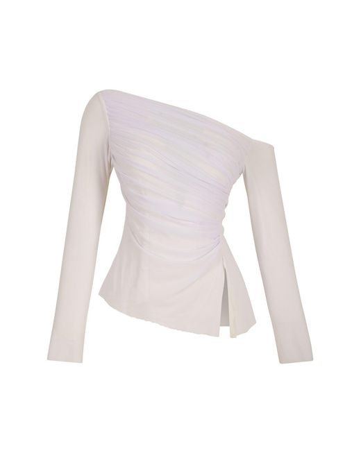 Growny White Caprina Blouse