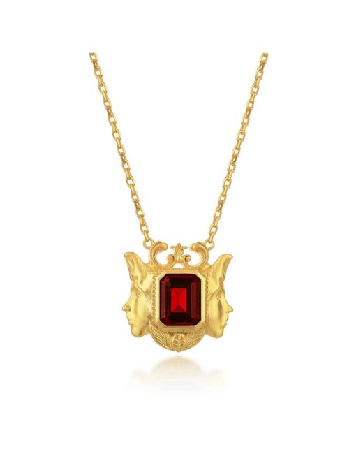 Stefan Tiron Metallic Tristan Necklace