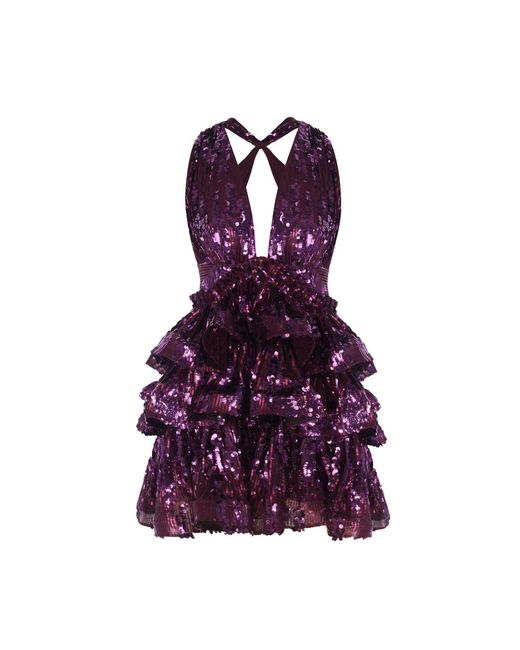 Nur Karaata Purple Spinel Dress