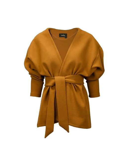 Nola Brown Iris Jacket Cognac
