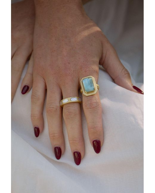 Marcia Moran Blue Nelle Ring