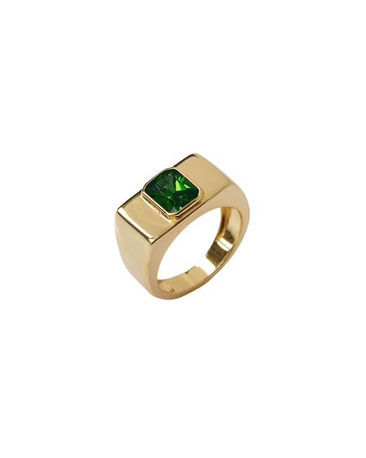 Argento Vivo Metallic The Baguette Square Cocktail Ring