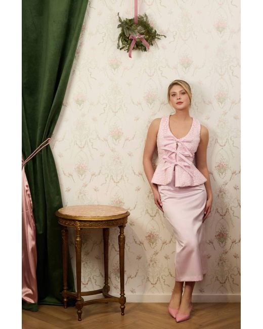 Georgette Pink The Satin Dream Skirt