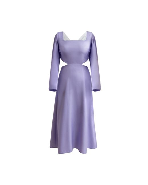 RainSisters Lilac Backless Dress With A Bow: Lilac Grace in Purple | Lyst UK