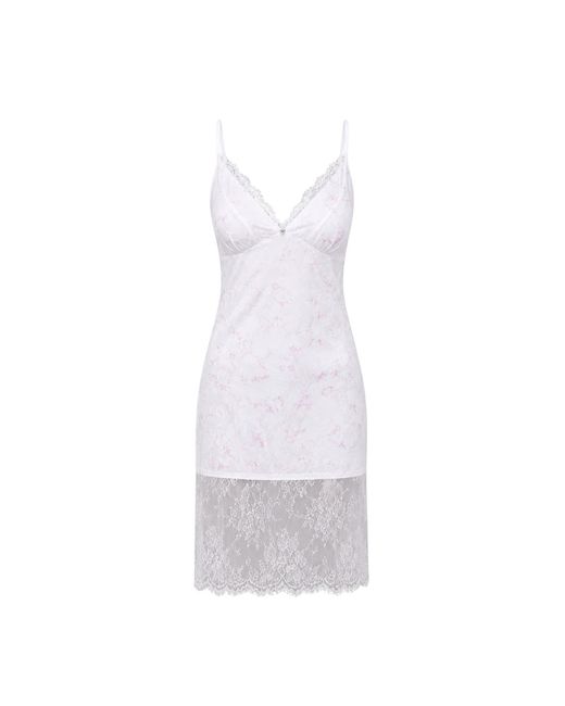 Oh!Zuza White Juliet Lace Slip Dress