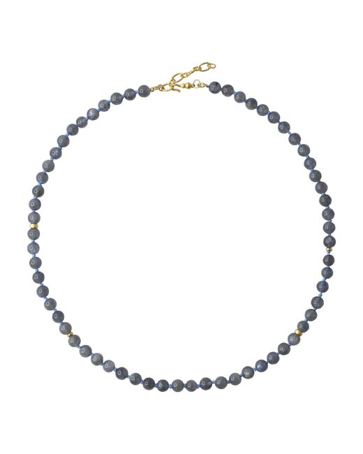 Bombyx House Metallic Labradorite Bead Necklace