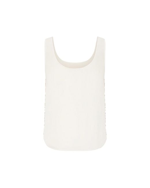 Emma Wallace White Clay Top -Off