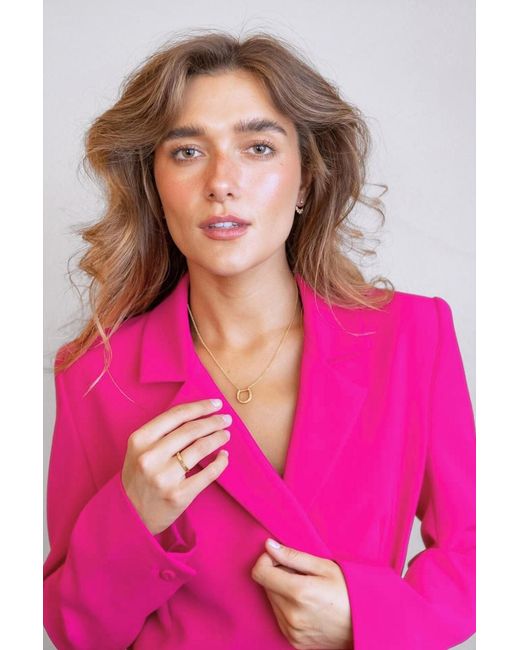 Claire Hill Designs Metallic Sparkly Crescent Ear Jacket Earrings