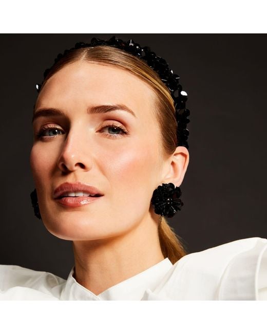 PINAR OZEVLAT Blue Yasmine Headband