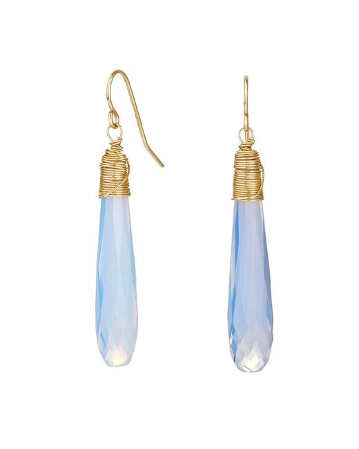 Katy Faye Blue Neutrals Daria Opalite Earrings