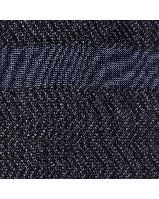 SEREN LONDON Blue Classic Scarf for men