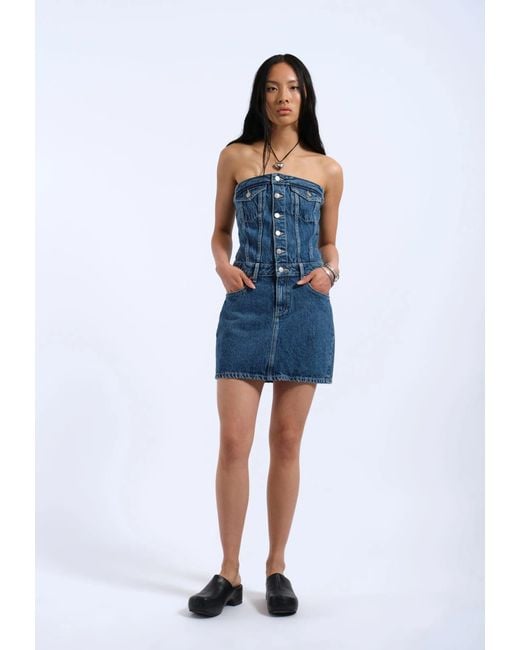 Dr. Denim Blue Carlisle Dress
