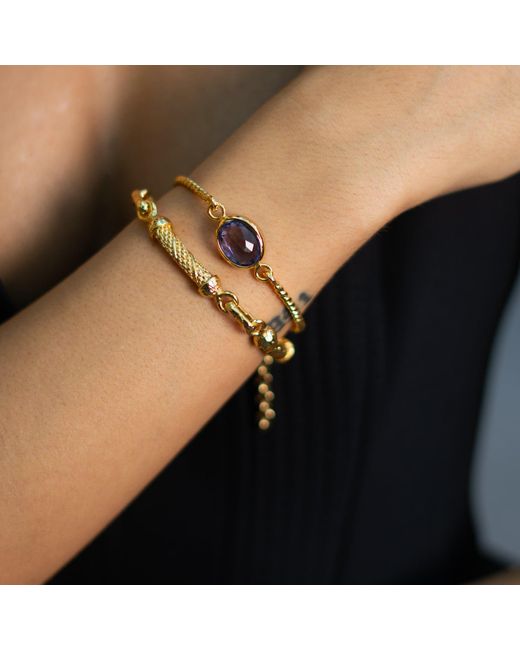 Ebru Jewelry Metallic Regal Essence Adjustable Bracelet