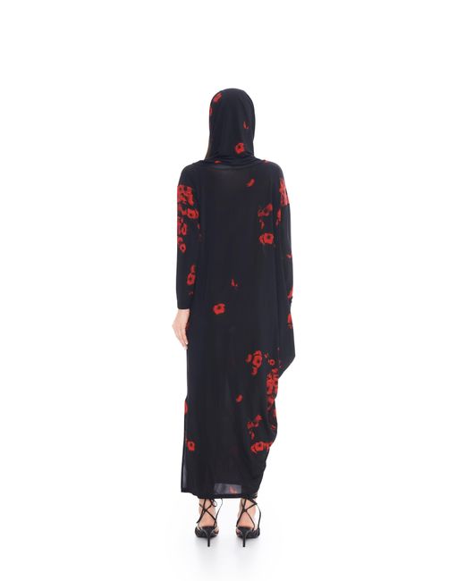 Tessitura Red Poppies Long Dress
