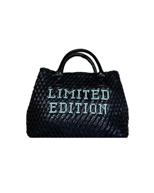 Lilly Loves Black Limited Edition Woven Handbag