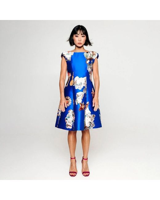 Maxjenny Blue Midi Dress C