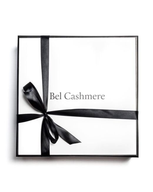 Bel Cashmere Gray Chelsea Cashmere And Silk Sweater