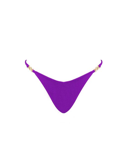 Cherina Beachwear Llc Purple Ray Bikini Bottom