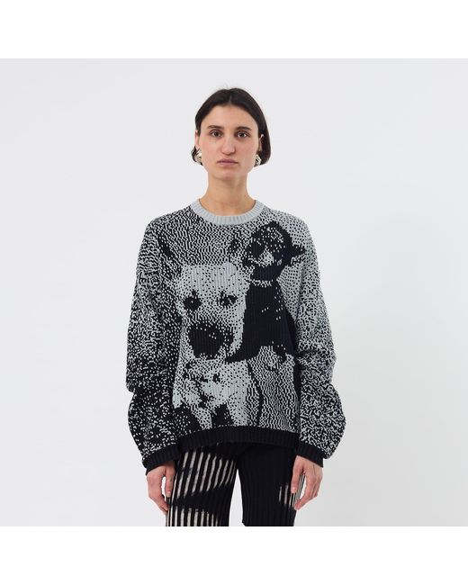 Ccy Currency Black Dog's Love Sweater