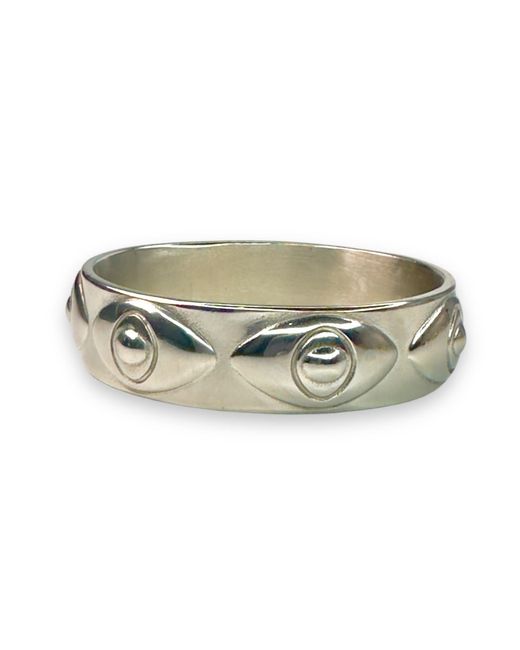 Jagged Halo Jewelry Green Athena Evil Eye Bangle