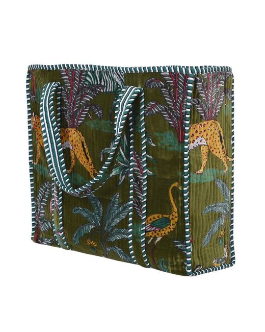 Conscious Yoga Collective Green The Jungle Tote