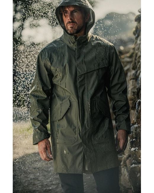 &SONS Trading Co Green Ark Raincoat for men