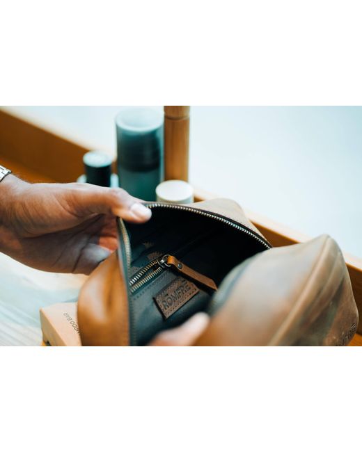 Rōmfrē Orange Kihei Loop Toiletry for men