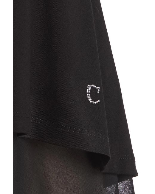 Conquista Black Layered Sleeveless Top
