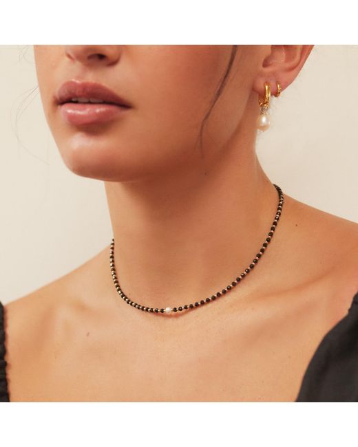 Lily & Roo Metallic Spinel Gemstone Choker