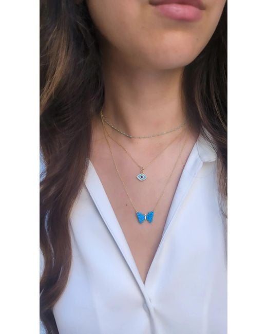 KAMARIA Metallic Enamel Beaded Chain Necklace
